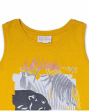 Débardeur en maille jaune pour garçon Lost Paradise Débardeur en maille jaune pour garçon Lost Paradise