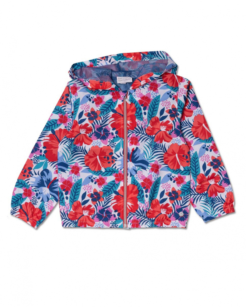 Coupe-vent imprimé fille Hello Playa