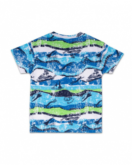 T-shirt jersey imprimé garçon Diving Adventures T-shirt jersey imprimé garçon Diving Adventures