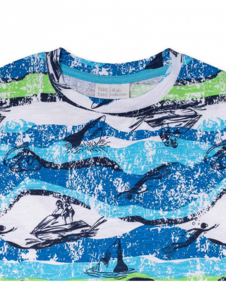 T-shirt jersey imprimé garçon Diving Adventures T-shirt jersey imprimé garçon Diving Adventures