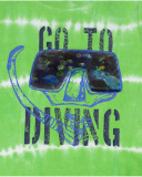 T-shirt vert en maille tie-dye garçon Diving Adventures T-shirt vert en maille tie-dye garçon Diving Adventures