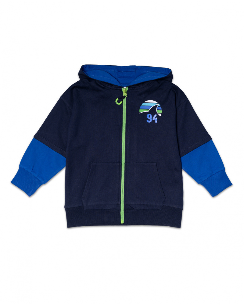 Veste polaire bleue pour garçon Diving Adventures