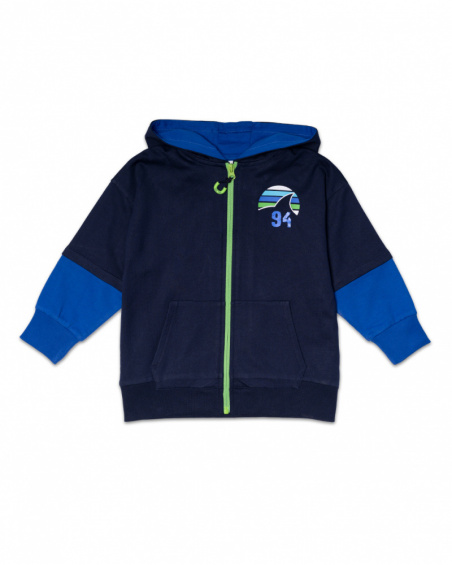 Veste polaire bleue pour garçon Diving Adventures Veste polaire bleue pour garçon Diving Adventures