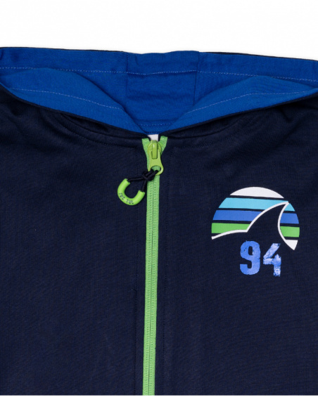 Veste polaire bleue pour garçon Diving Adventures Veste polaire bleue pour garçon Diving Adventures