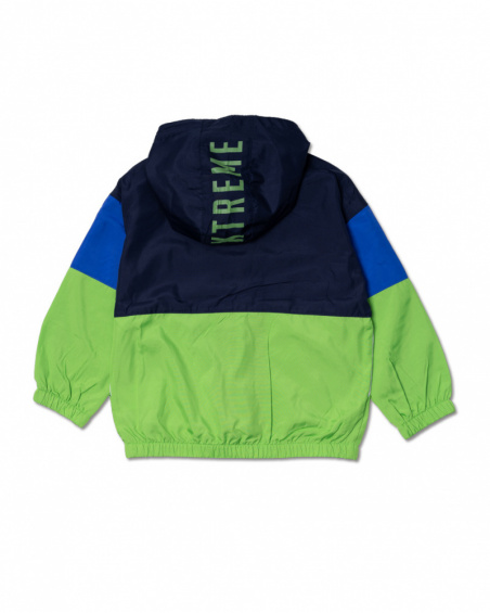 Coupe-vent bleu vert pour garçon Diving Adventures Coupe-vent bleu vert pour garçon Diving Adventures
