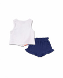 Ensemble tricot fille Amazonia bleu blanc Ensemble tricot fille Amazonia bleu blanc
