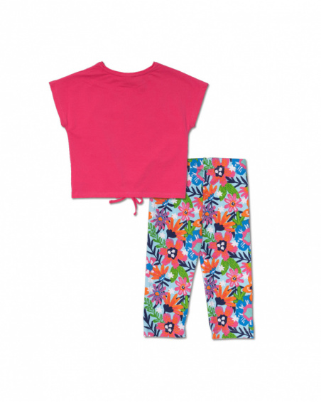 Ensemble tricot fille Amazonia fuchsia Ensemble tricot fille Amazonia fuchsia