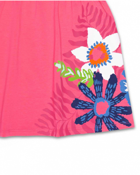 Robe Amazonia fille en maille fuchsia Robe Amazonia fille en maille fuchsia