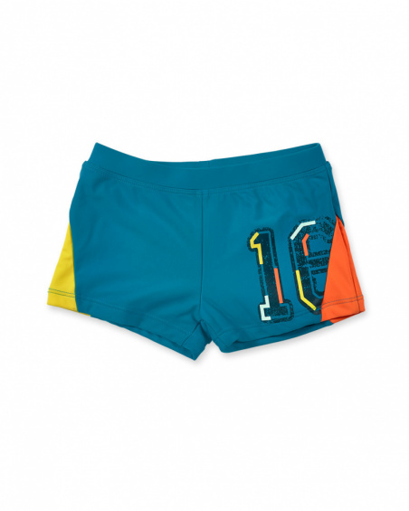 Maillot de bain boxer vert pour garçon Tout Terrain Maillot de bain boxer vert pour garçon Tout Terrain