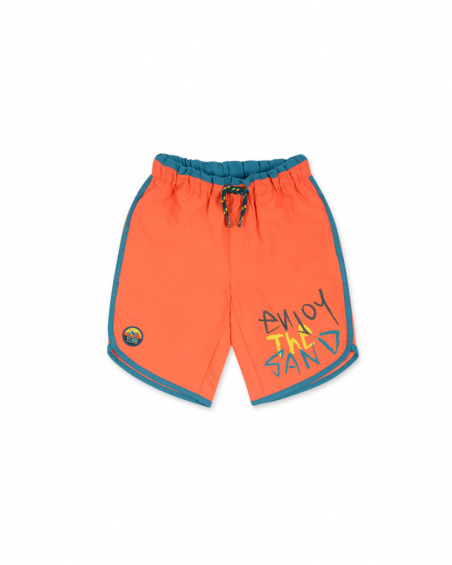 Short de bain orange pour garçon All Terrain Short de bain orange pour garçon All Terrain
