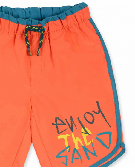 Short de bain orange pour garçon All Terrain Short de bain orange pour garçon All Terrain
