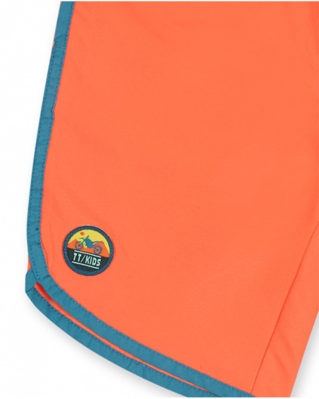 Short de bain orange pour garçon All Terrain Short de bain orange pour garçon All Terrain