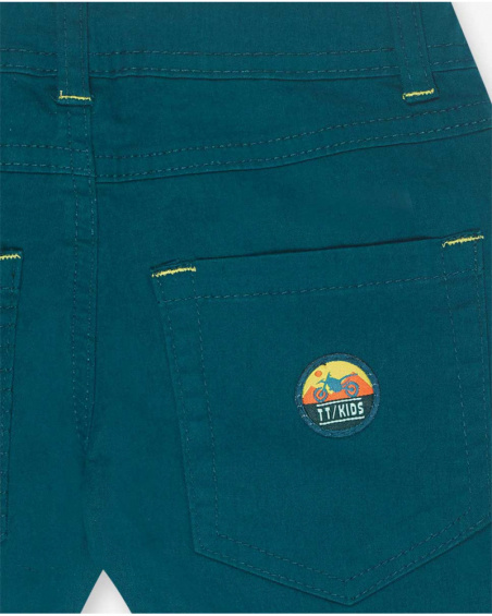 Pantalon long twill vert garçon Tout Terrain Pantalon long twill vert garçon Tout Terrain