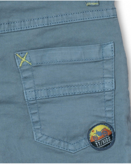 Bermuda twill vert garçon Tout Terrain Bermuda twill vert garçon Tout Terrain
