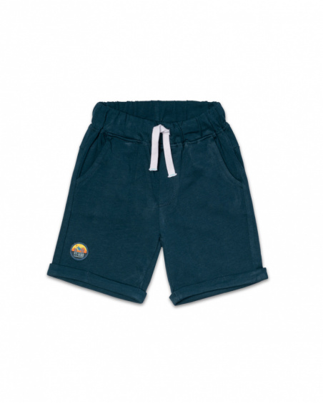 Short en maille vert pour garçon Tout Terrain Short en maille vert pour garçon Tout Terrain