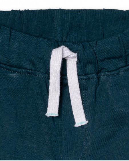 Short en maille vert pour garçon Tout Terrain Short en maille vert pour garçon Tout Terrain