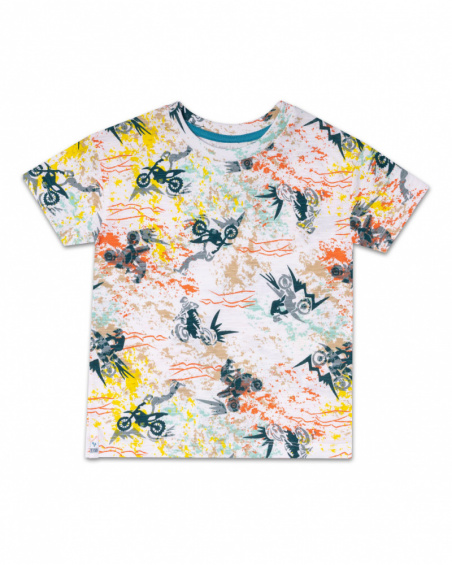 T-shirt tricot beige All Terrain garçon T-shirt tricot beige All Terrain garçon