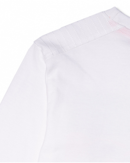 T-shirt long en maille blanc pour garçon All Terrain T-shirt long en maille blanc pour garçon All Terrain