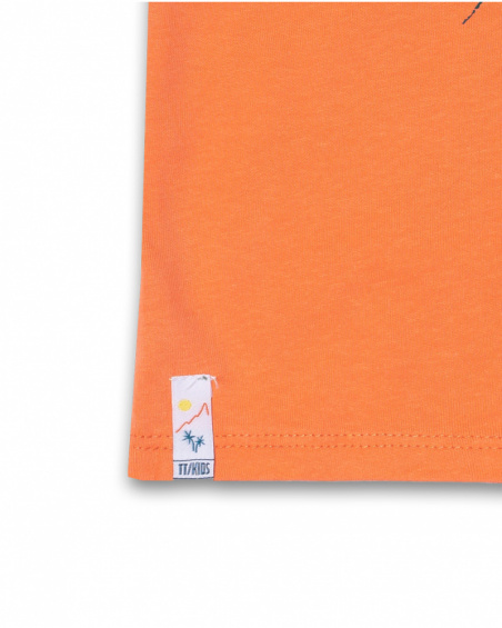 T-shirt tricot orange All Terrain garçon T-shirt tricot orange All Terrain garçon