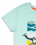 T-shirt vert en maille pour garçon All Terrain T-shirt vert en maille pour garçon All Terrain