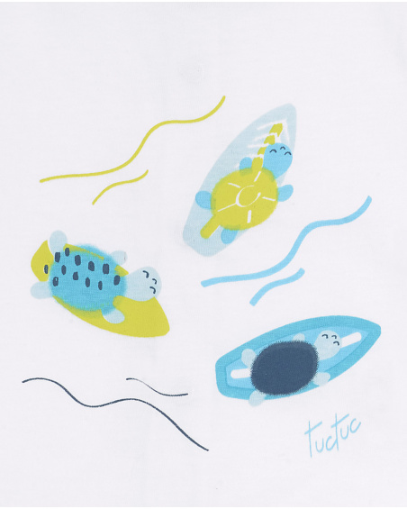 Ensemble peluche tricot bleu garçon Tortues Ensemble peluche tricot bleu garçon Tortues