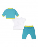 Ensemble peluche tricot bleu garçon Tortues Ensemble peluche tricot bleu garçon Tortues