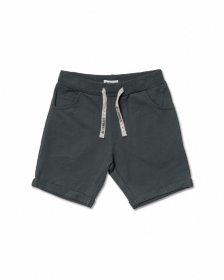 Bermuda Frank kaki en maille garçon Basics Garçon Bermuda Frank kaki en maille garçon Basics Garçon