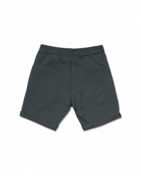 Bermuda Frank kaki en maille garçon Basics Garçon Bermuda Frank kaki en maille garçon Basics Garçon