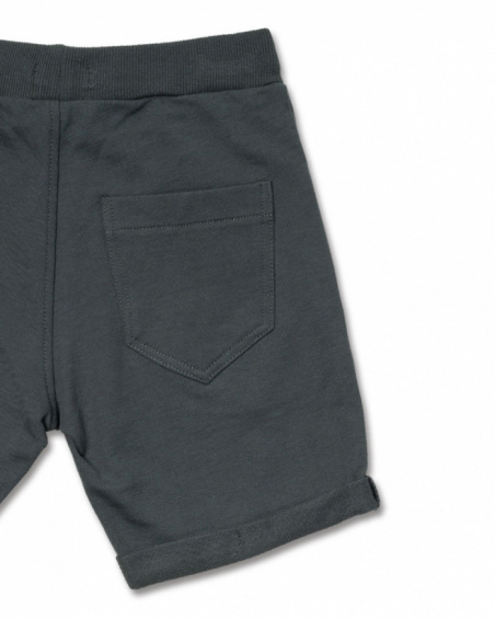 Bermuda Frank kaki en maille garçon Basics Garçon Bermuda Frank kaki en maille garçon Basics Garçon