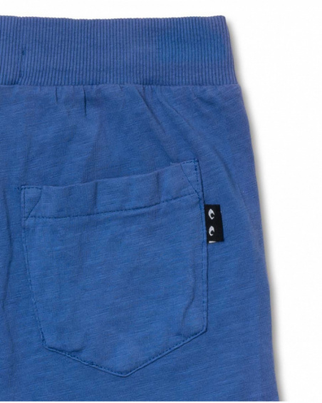 Bermuda Victor tricot garçon bleu Basics Garçon Bermuda Victor tricot garçon bleu Basics Garçon