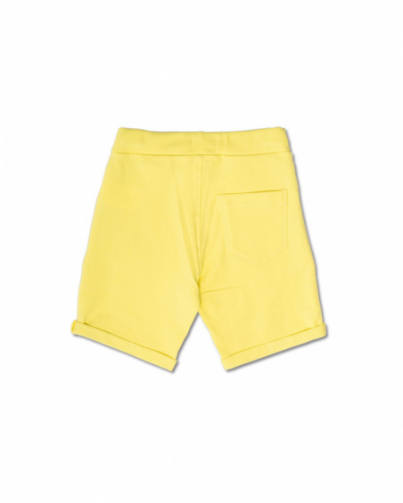 Bermuda Frank tricot garçon jaune Basics Garçon Bermuda Frank tricot garçon jaune Basics Garçon