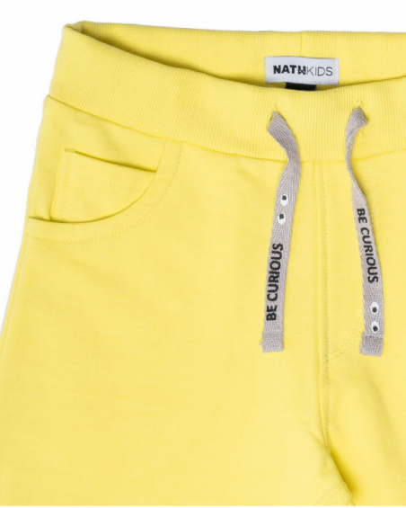 Bermuda Frank tricot garçon jaune Basics Garçon Bermuda Frank tricot garçon jaune Basics Garçon