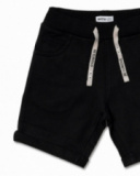 Bermuda Frank garçon en maille noire Basics Garçon Bermuda Frank garçon en maille noire Basics Garçon