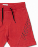 Bermuda rouge tricot garçon Wild thing Bermuda rouge tricot garçon Wild thing
