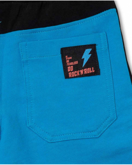 Tricot garçon bleu bermuda Wild thing Tricot garçon bleu bermuda Wild thing