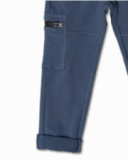 Pantalon cargo long bleu marine pour garçon Basics Boy Pantalon cargo long bleu marine pour garçon Basics Boy