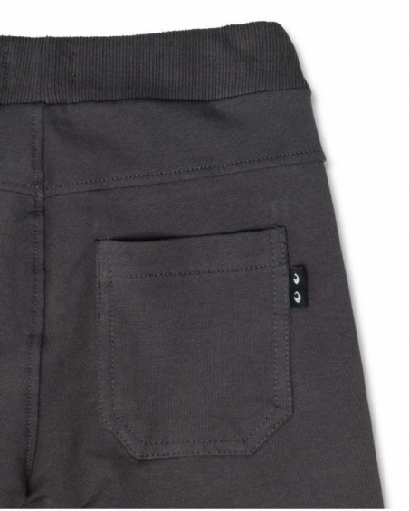 Pantalon long en maille grise pour garçon Urban Activist Pantalon long en maille grise pour garçon Urban Activist