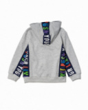 Sweat gris ouvert en maille pour garçon Votre jeu Sweat gris ouvert en maille pour garçon Votre jeu