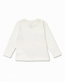 T-shirt long blanc en maille pour garçon Desert trail T-shirt long blanc en maille pour garçon Desert trail
