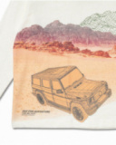 T-shirt long blanc en maille pour garçon Desert trail T-shirt long blanc en maille pour garçon Desert trail