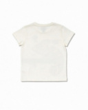 T-shirt en maille blanc pour garçon Sentier du désert T-shirt en maille blanc pour garçon Sentier du désert