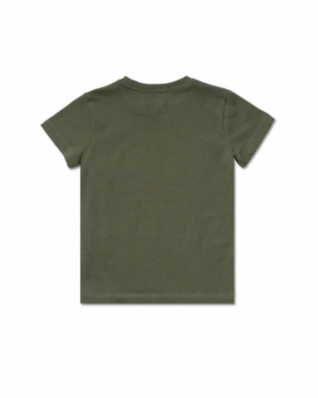 T-shirt dune tricot kaki garçon Desert trail T-shirt dune tricot kaki garçon Desert trail