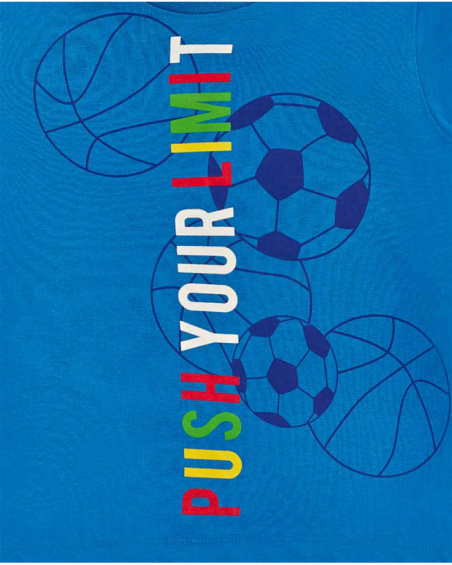 T-shirt en maille bleu pour garçon Votre jeu T-shirt en maille bleu pour garçon Votre jeu