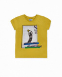 T-shirt en maille jaune pour garçon Votre jeu T-shirt en maille jaune pour garçon Votre jeu