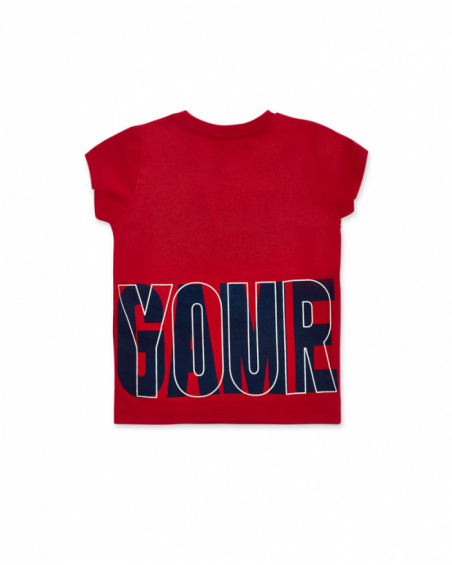 T-shirt en maille rouge pour garçon Votre jeu T-shirt en maille rouge pour garçon Votre jeu