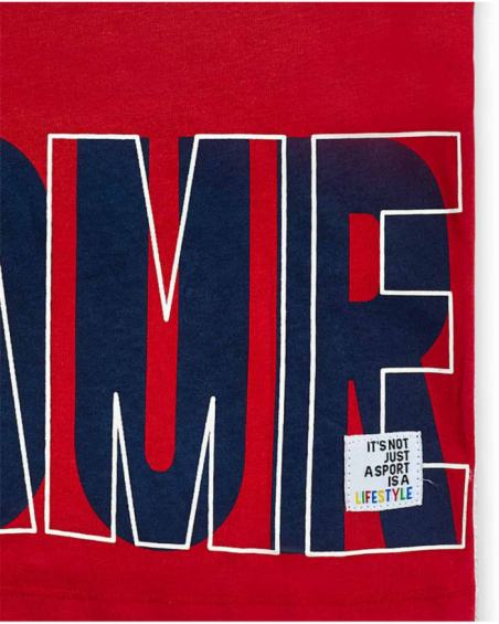 T-shirt en maille rouge pour garçon Votre jeu T-shirt en maille rouge pour garçon Votre jeu