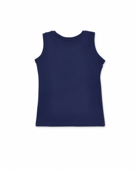 Débardeur en jersey bleu marine pour garçon Votre jeu Débardeur en jersey bleu marine pour garçon Votre jeu