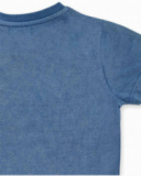 T-shirt bleu en maille garçon Beach Days T-shirt bleu en maille garçon Beach Days