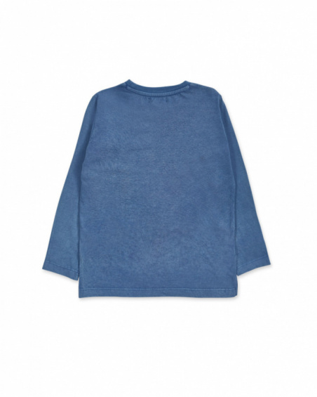 T-shirt long bleu en maille garçon Beach Days T-shirt long bleu en maille garçon Beach Days