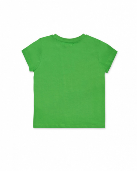 T-shirt vert en maille pour garçon Urban Activist T-shirt vert en maille pour garçon Urban Activist